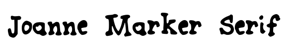 Joanne Marker Serif fuente