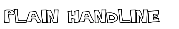 Plain Handline fuente