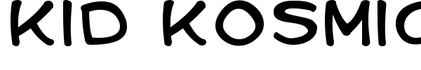 Kid Kosmic font preview