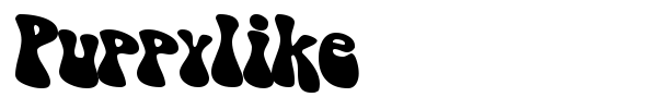 Puppylike font preview