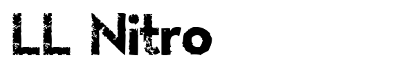 LL Nitro font preview