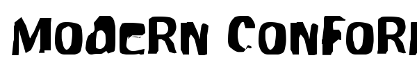 Modern Conformist font preview