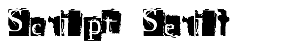 Script Serif fuente