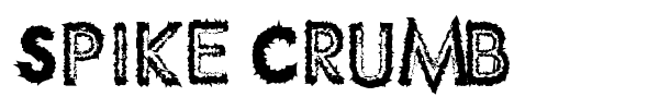 Spike Crumb font preview