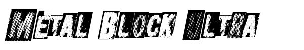 Metal Block Ultra fuente