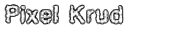Pixel Krud fuente