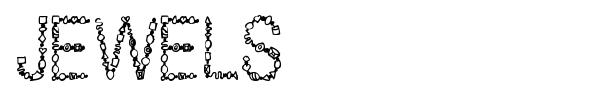 Jewels font preview