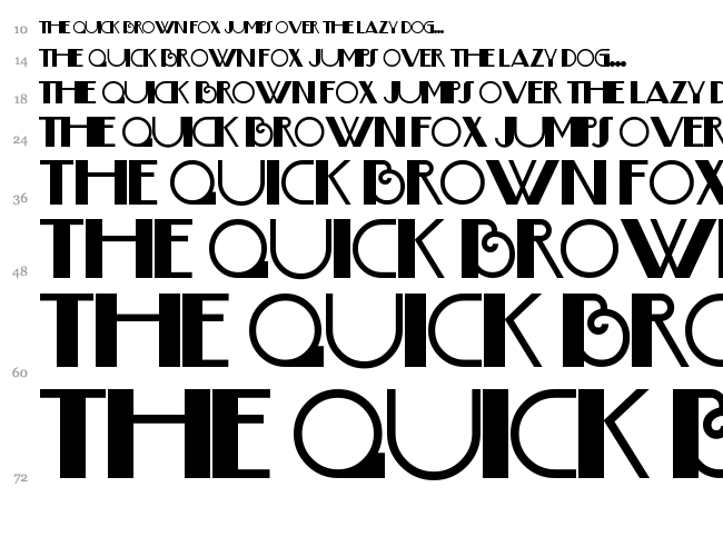 Boogie Nights NF font waterfall