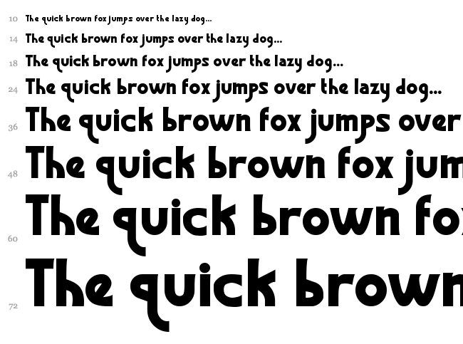 Graphisme font waterfall
