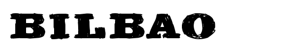 Bilbao font preview
