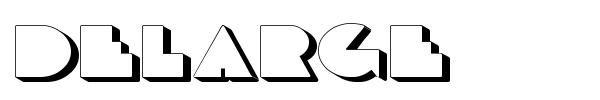 DeLarge font preview