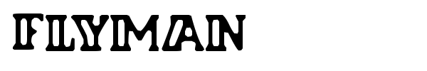 Flyman font preview