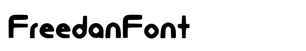 FreedanFont font preview