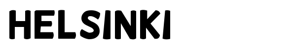Helsinki font preview