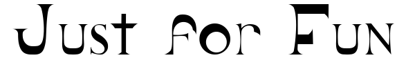 Just for Fun font preview