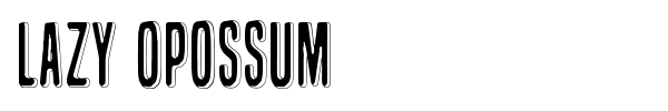 Lazy Opossum fuente