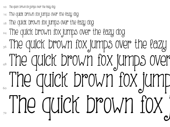 Making Lettering Tall font waterfall