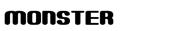 Monster font preview