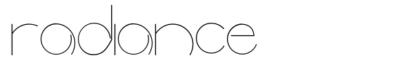 Radiance font preview
