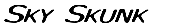 Sky Skunk fuente