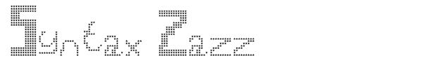 Syntax Zazz fuente