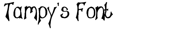 Tampy's Font fuente