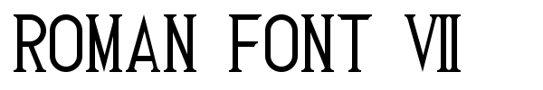 Roman Font 7 fuente
