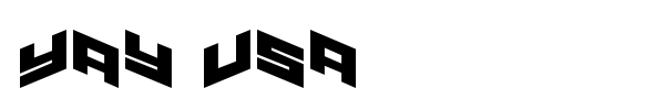 Yay Usa font preview