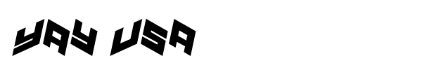 Yay Usa font preview