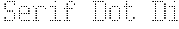 Serif Dot Digital-7 fuente