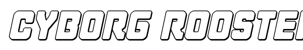 Cyborg Rooster font preview