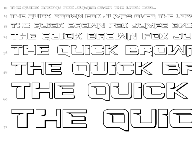 Interdiction font waterfall