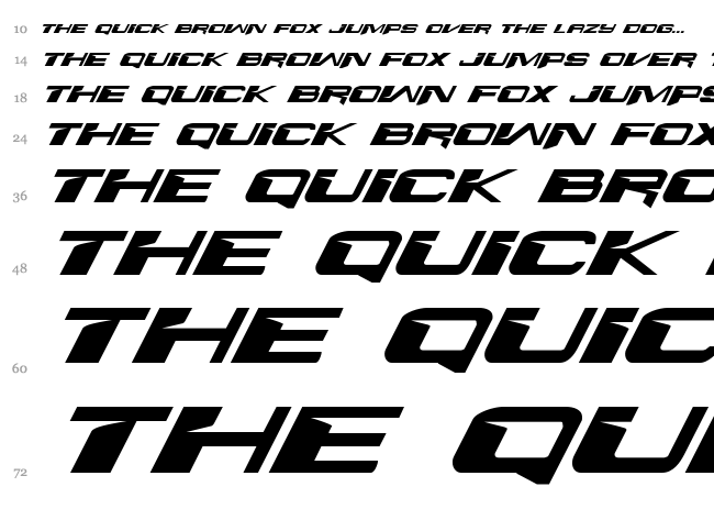 Interdiction font waterfall