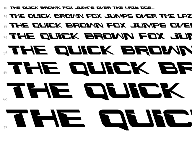 Interdiction font waterfall