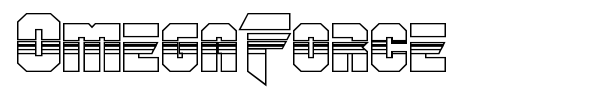 OmegaForce font preview