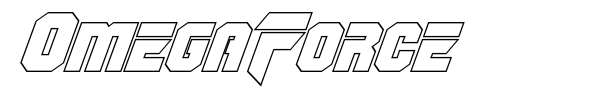 OmegaForce font preview