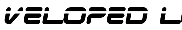 Veloped Logotype fuente