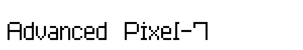 Advanced Pixel-7 fuente
