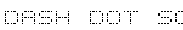 Dash Dot Square-7 font preview