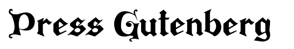 Press Gutenberg fuente