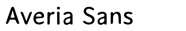 Averia Sans font preview