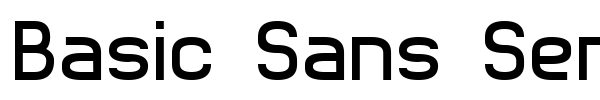 Basic Sans Serif 7 fuente