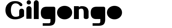 Gilgongo font preview