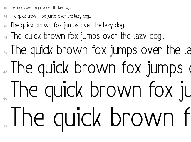 Groove Next font waterfall
