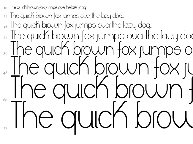 Keyla font waterfall