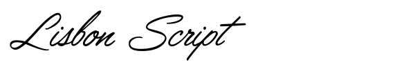 Lisbon Script font preview