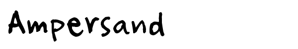 Ampersand fuente