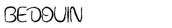 Bedouin font preview