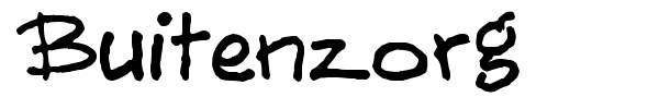 Buitenzorg font preview