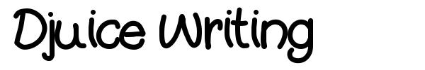 Djuice Writing fuente